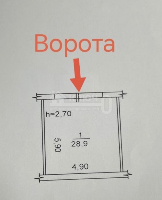 Гараж, 28.9 кв.м